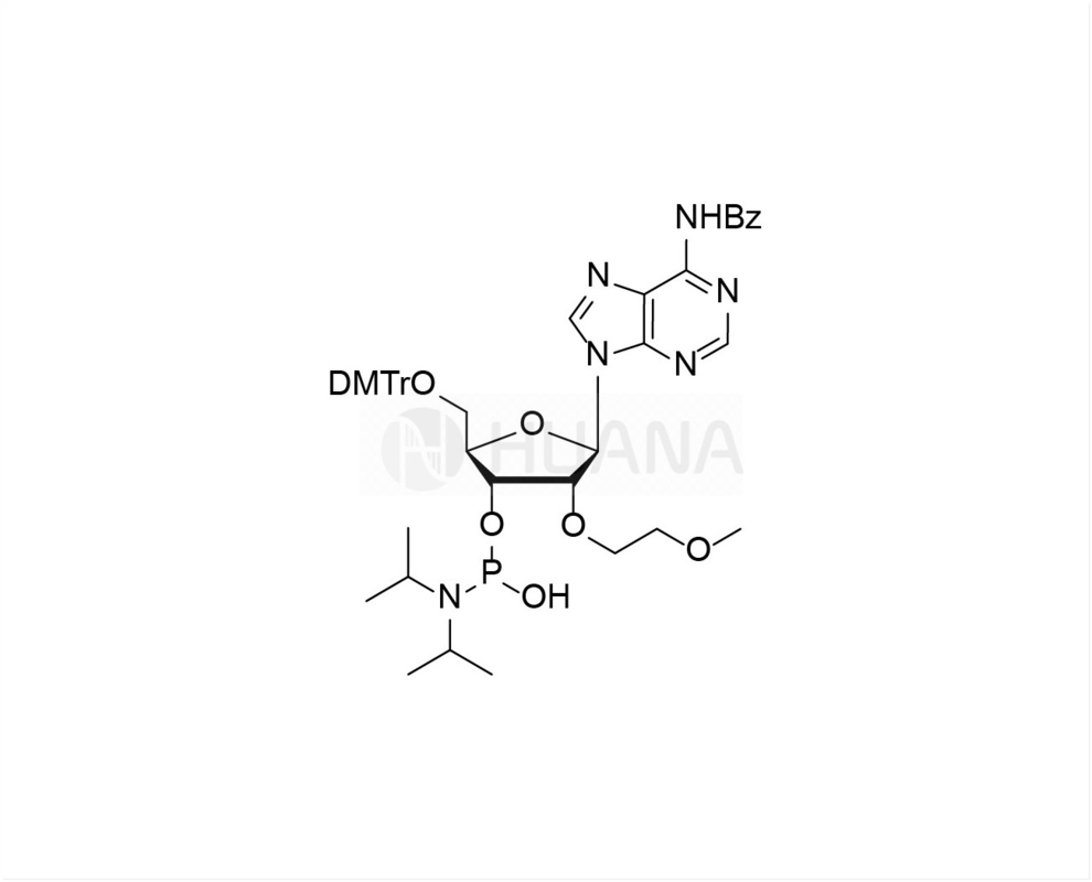 DMTr-2'-O-MOE-rA(Bz)-3'-CE-(1-hydroxy-N,N-diisopropyl)fosforamidide