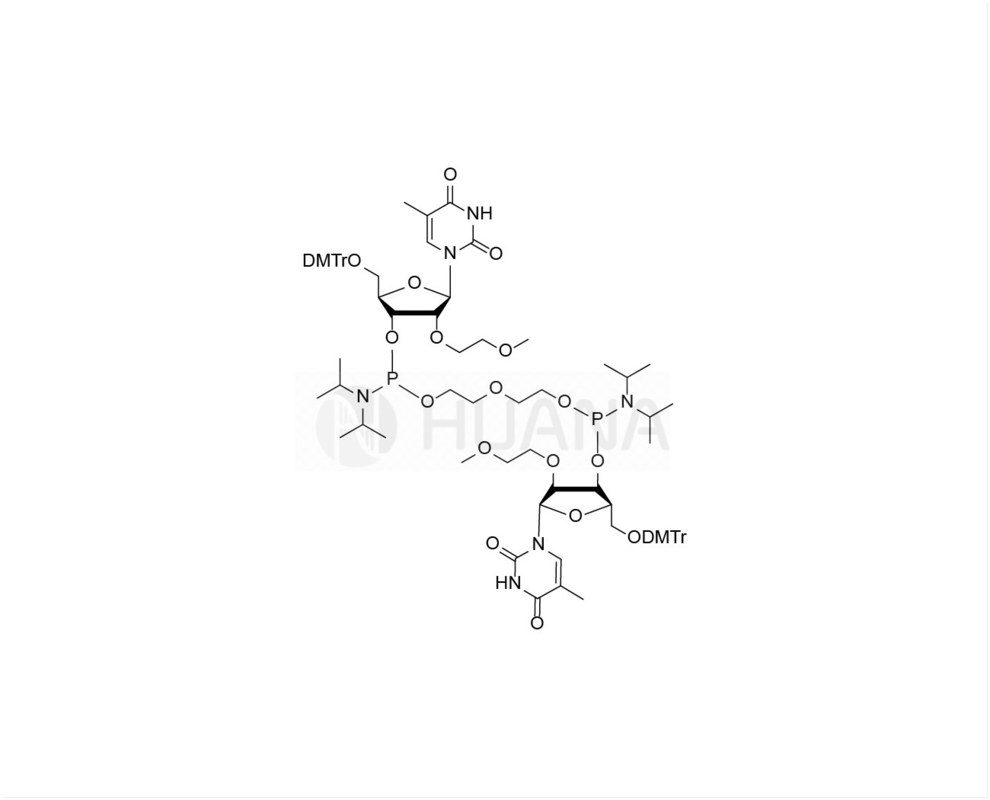 di ((5'-O-DMTr-2'-O-MOE-rT-3'-oxy) - ((oxybis ((ethaan-1,2-diyl)) - bis ((diisopropylfosforamidit))